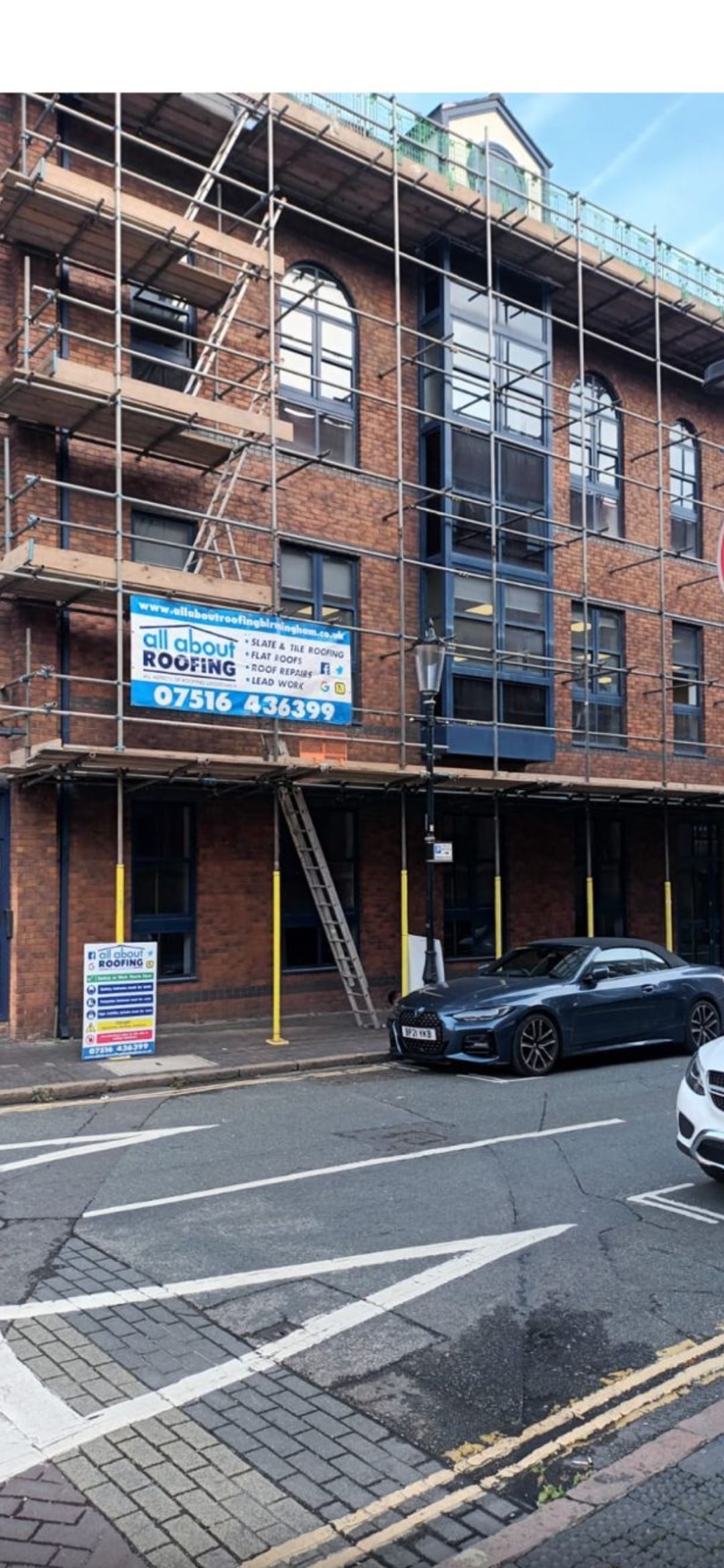Reroof project Birmingham